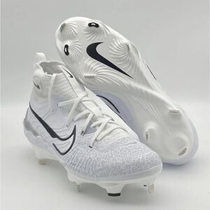 NIKE ALPHA HUARACHE NXT BASEBALL CLEATS  WHITE BLACK GREY DJ6517-100 MULTI SIZE